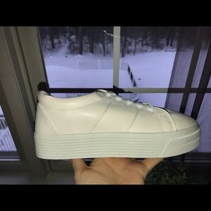 NEW! All white platform sneakers